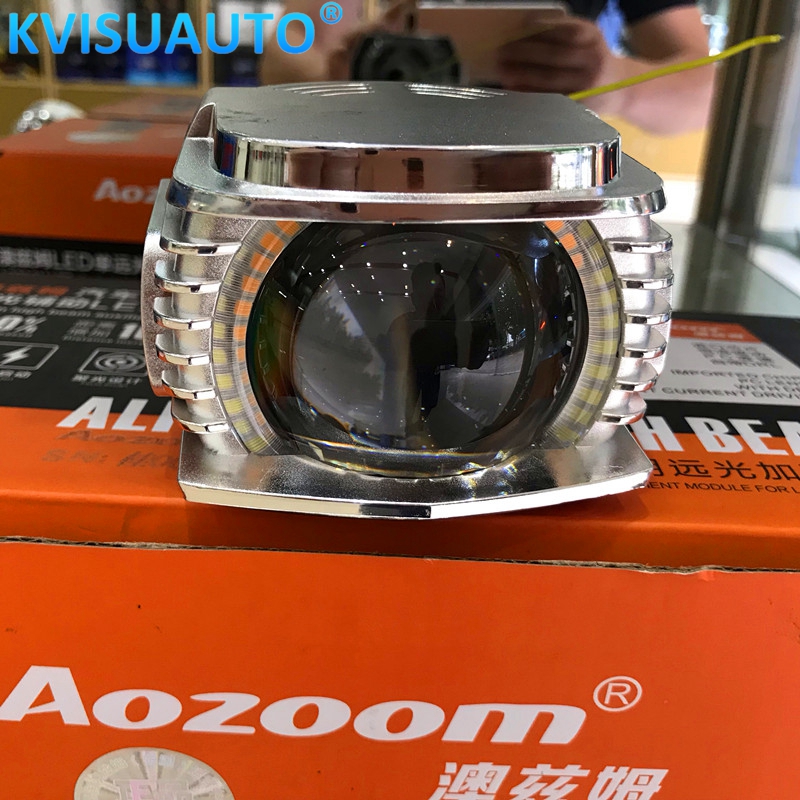 CQL Aozoom V2 33w 5300lm High Beam LED Projector Lens For Headlights Turn Signal Switchback